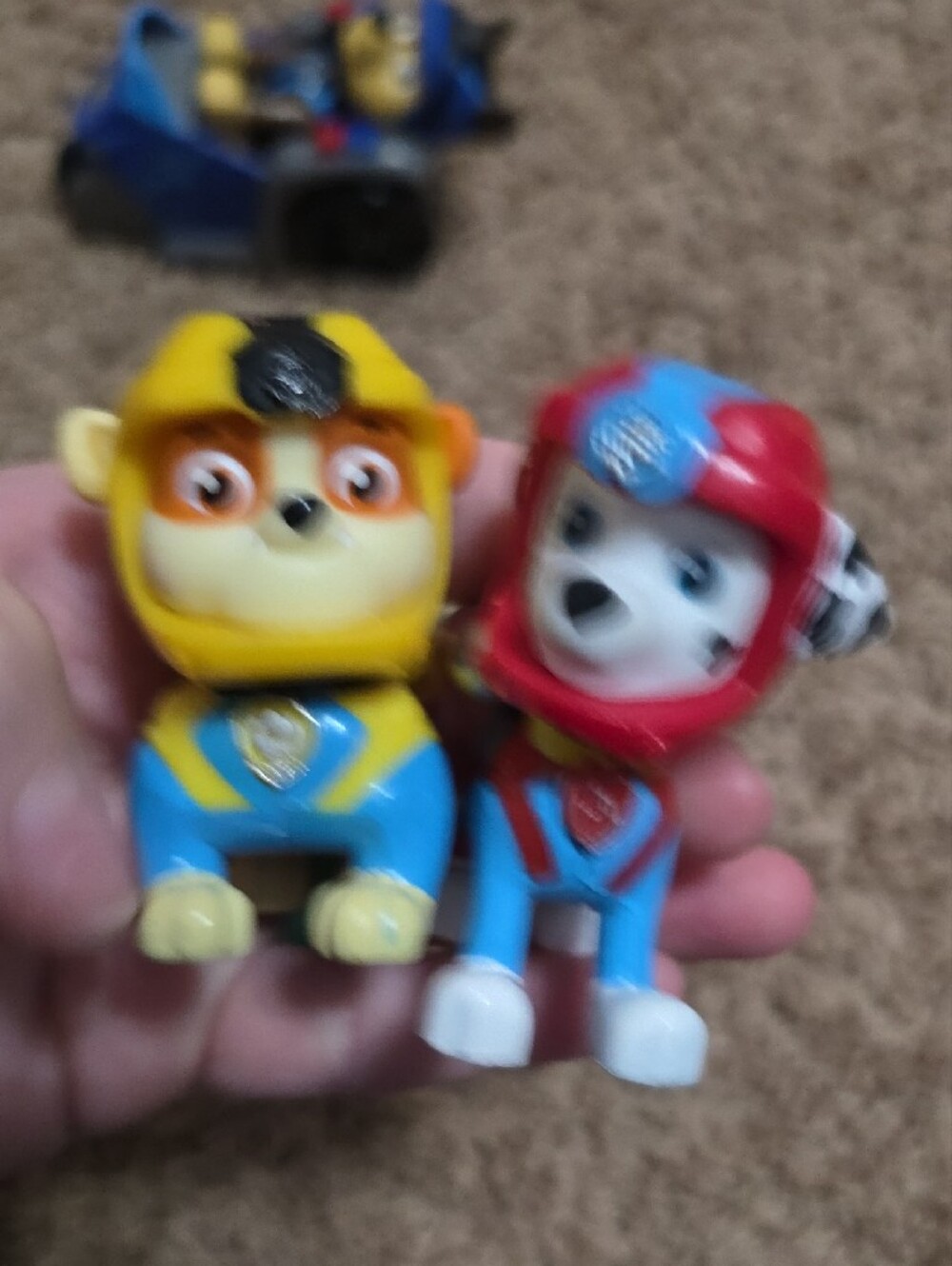 Colorful Kids Paw Patrol Action Figures - Blue, Yellow, Red, Green - Picture 3 of 5